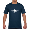 Kép 1/2 - Gildan egyszínű férfi póló - Gripen ábrával XL