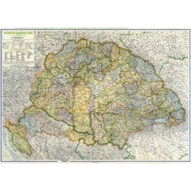 Magyarország közigazgatási térképe (Kogutowitz 1942)