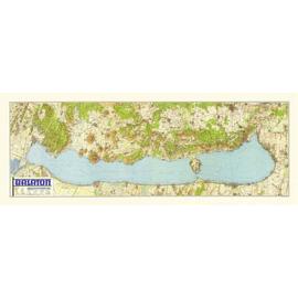 Balaton fakszimile falitérkép (1939)