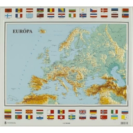 Európa térkép (magyar nyelvű) 2013.