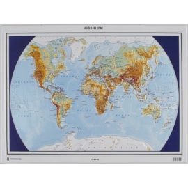 Föld felszínei és országai papírtérkép