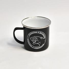 Bögre - fekete alapszínű, Puma logóval